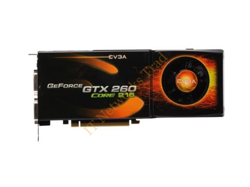 896-P3-1265-K1 EVGA -GeForce GTX 260 Core 216 896MB DDR3 PCI Express Dual DVI/ HDCP Support Video Graphics Card