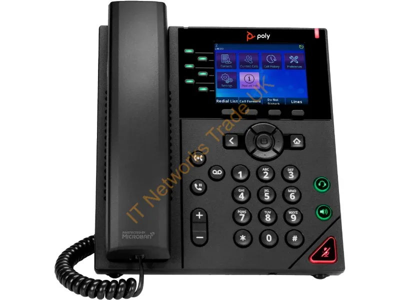 89B59AA - Hp Poly Poly Obi Vvx 350 6-Line Ip Phone And Poe-Enabled