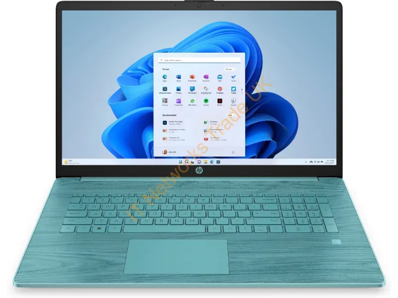 89P54UAR#ABA - Hp 17-Cn0695Ds Intel Celeron N N4120 Laptop 17.3" Hd+ 4 Gb Ddr4-Sdram 128 Gb Ssd Wi-Fi 5 (802.11Ac) Windows 11 Home In S Mode Green