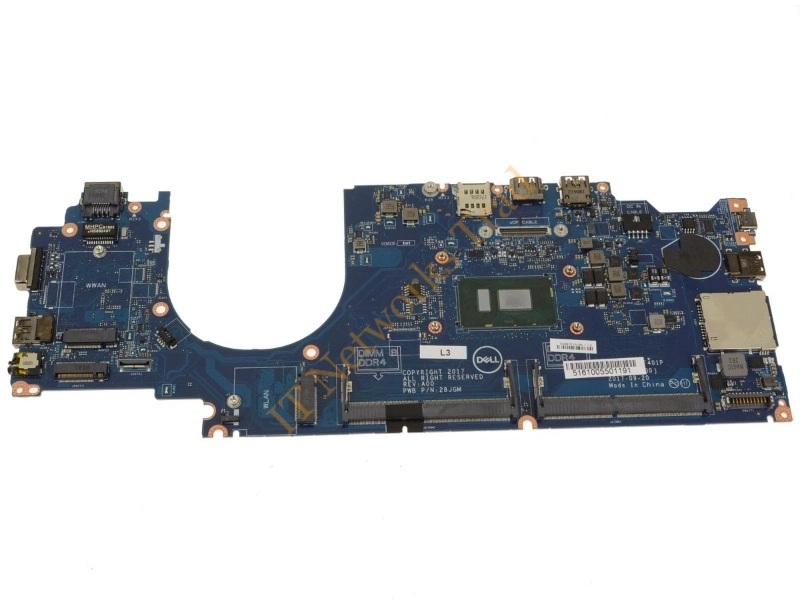 8DT9H Dell System Board with Intel i5 7300U 3.5GHz CPU Socket LA-F401P for Latitude 5490 Laptop Motherboard