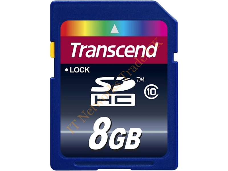 8GBTRSCND17 Transcend 8GB Class 6 SDHC Flash Memory Card