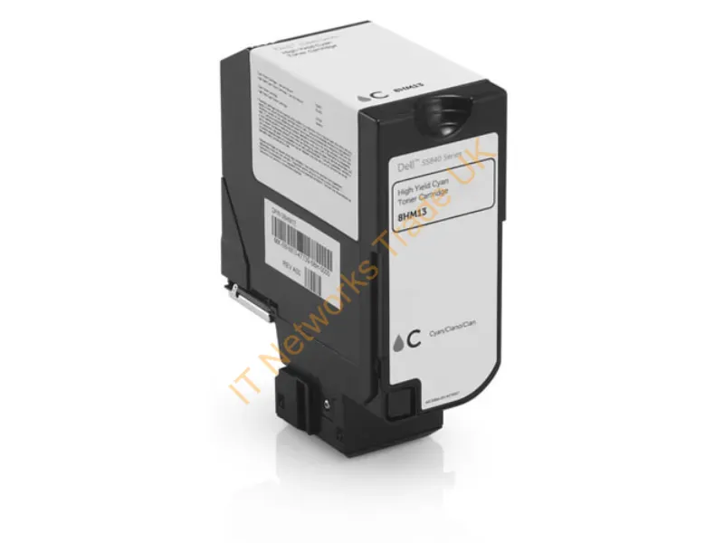 8HM13 Dell 12000-Pages High Yield Cyan Toner Cartridge  S5840CDN Color Laser Smart Printer