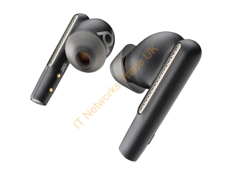 8L5A8AA - Hp Poly Voyager Free 60/60+ Microsoft Teams Black Earbuds (2 Pieces)