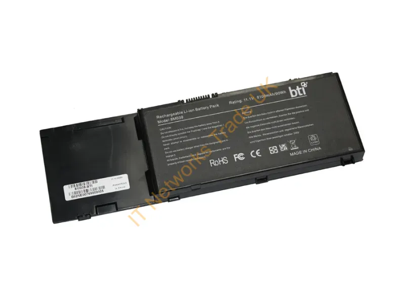 8M039-BTI - Bti 8M039- Industrial Rechargeable Battery Lithium-Ion (Li-Ion) 8100 Mah 11.1 V