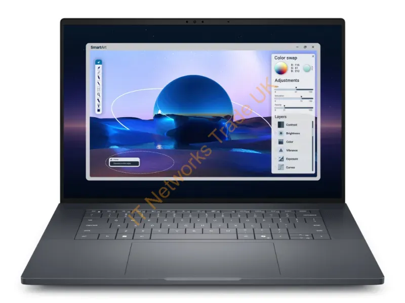 8MP2F - Dell Pro Max 16 Premium Ma16250 Intel Core Ultra 7 265H Mobile Workstation 16" Full Hd+ 32 Gb Lpddr5X-Sdram 1 Tb Ssd Nvidia Rtx Pro 1000 Blackwell Wi-Fi 7 (802.11Be) Windows 11 Pro Black