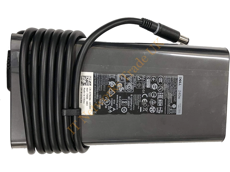 8N2T2 Dell 240-Watt AC Adapter with 6 ft Power Cord Power Adapter
