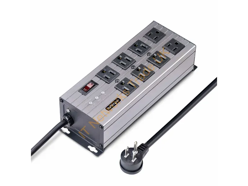 8N515S12-POWER-STRIP - Startech.Com 8N515S12-Power-Strip Power Distribution Unit (Pdu) 8 Ac Outlet(S) Gray
