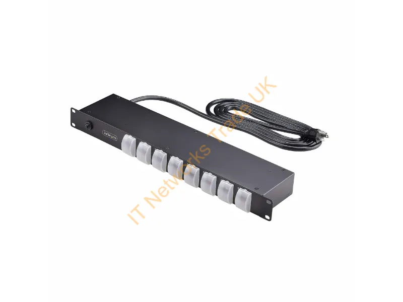 8NS8-RACK-MOUNT-PDU - Startech.Com 8Ns8-Rack-Mount-Pdu Power Distribution Unit (Pdu) 8 Ac Outlet(S) 1U Black