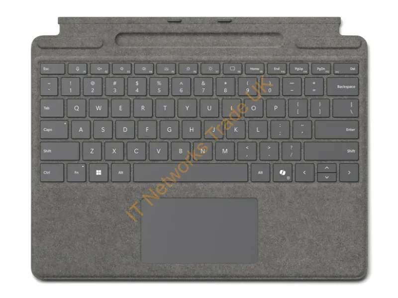 8XB-00186 - Microsoft Surface Pro Kb W/ Penstor Qwerty English Microsoft Cover Port Platinum