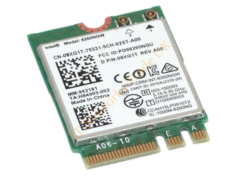 8XG1T Dell Intel 8260NGW Dual Band Wireless AC-8260 BT 4.2 WLAN Card