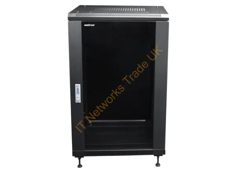 90-4090EN-18U - Weltron 90-4090En-18U Rack Cabinet Freestanding Rack Black