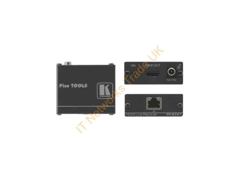 90-70986090 - Kramer Electronics Pt-572+ Av Extender Av Receiver Black