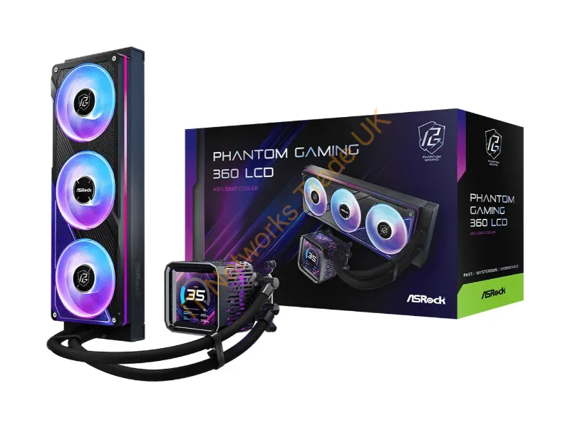 90-APGA36-BAAGA5 - ASRock liquid cooler Phantom Gaming 360 LCD