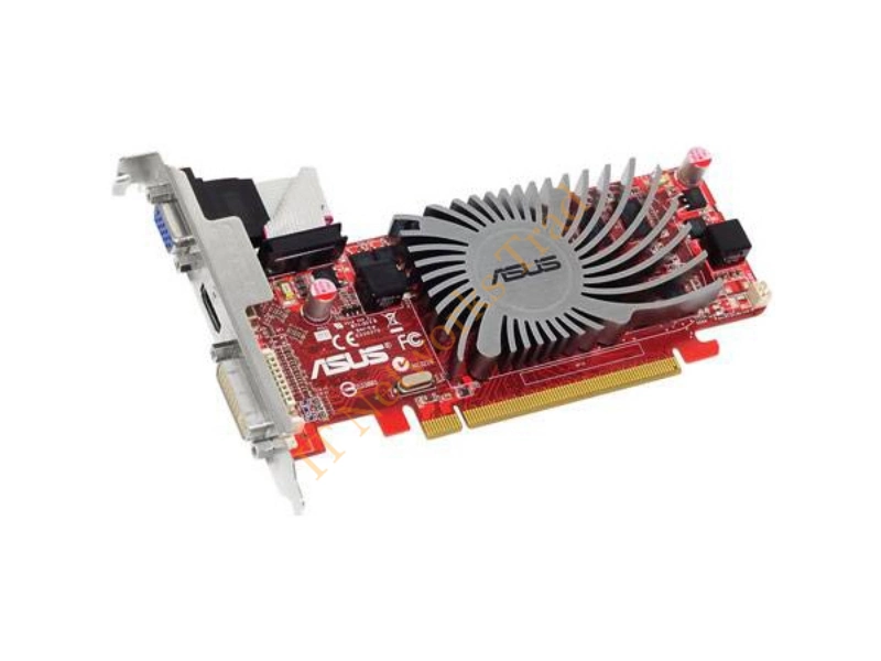 90-C1CP2U-L0UANAYZ ASUS Radeon HD 5450 1GB DDR3 64-Bit PCI Express 2.1 DVI/ D-Sub/ HDMI/ HDCP Support Video Graphics Card