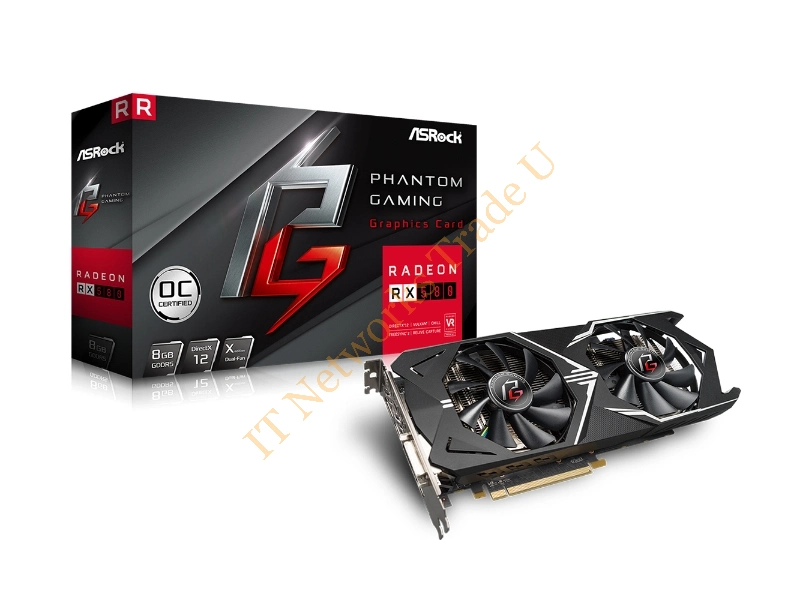 Asrock PHANTOM GXR RX580 8G OC Radeon RX 580 8GB GDDR5 Graphic card