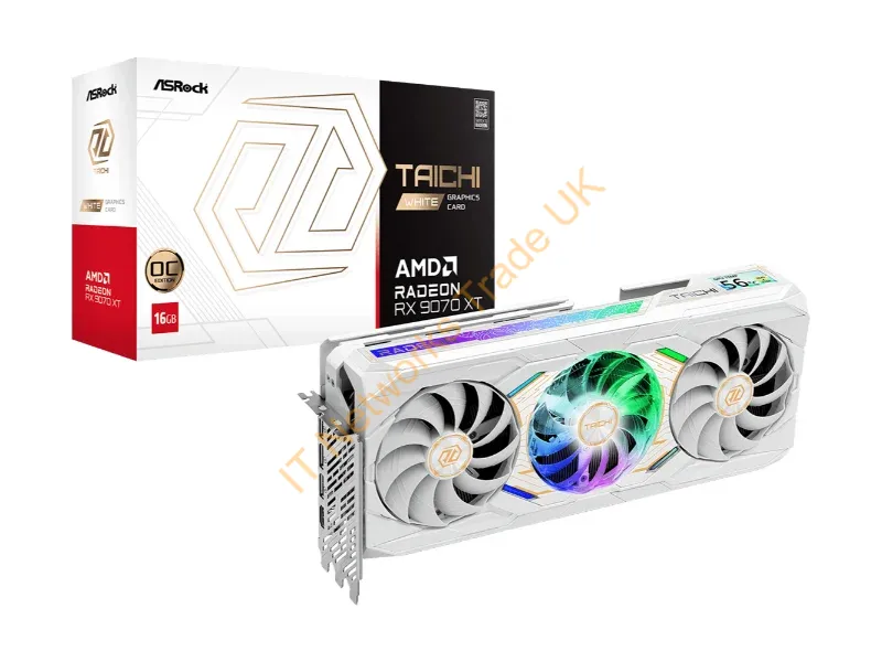 90-GA5YZZ-00UANZ - VGA ASRock Radeon RX 9070 XT 16GB Taichi White OC