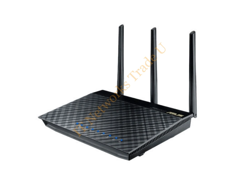 90-IGY7002M01-3PA0- - ASUS AC1750 Dual-band (2.4 GHz / 5 GHz) Gigabit Ethernet Black network wireless router