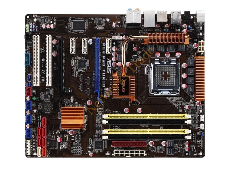 90-MIB840-G0EAY00Z ASUS Intel P45 DDR2 4-Slot System Board Socket 775 Desktop Motherboard