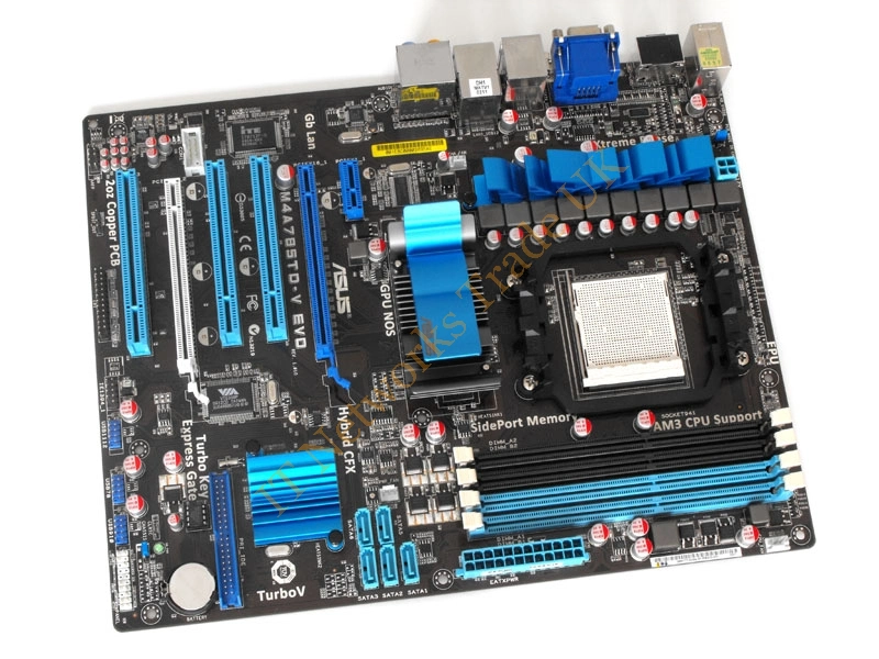 90-MIBAC5-G0EAY0KZ ASUS M4A785TD-V EVO/U3S6 Desktop Board AMD Chipset ATX AM3 2600 Graphic Card Accessories