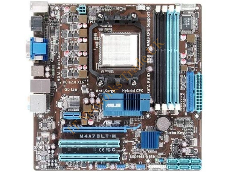 90-MIBBJ0-G0EAY00Z ASUS M4A78LT-M AMD 760G Phenom II/Athlon II/Sempron 100 Series Processors Support Socket AM3 micro-ATX- Motherboard