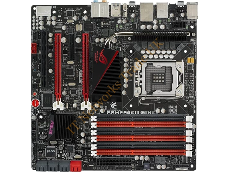 90-MIBEY0-G0AAY00Z ASUS Rampage III Extended-ATX CI7 LGA1366 X58 6DDR3- Motherboard