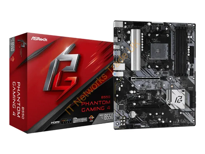 90-MXBCY0-A0UAYZ - ASRock AM4 B550 Phantom Gaming 4