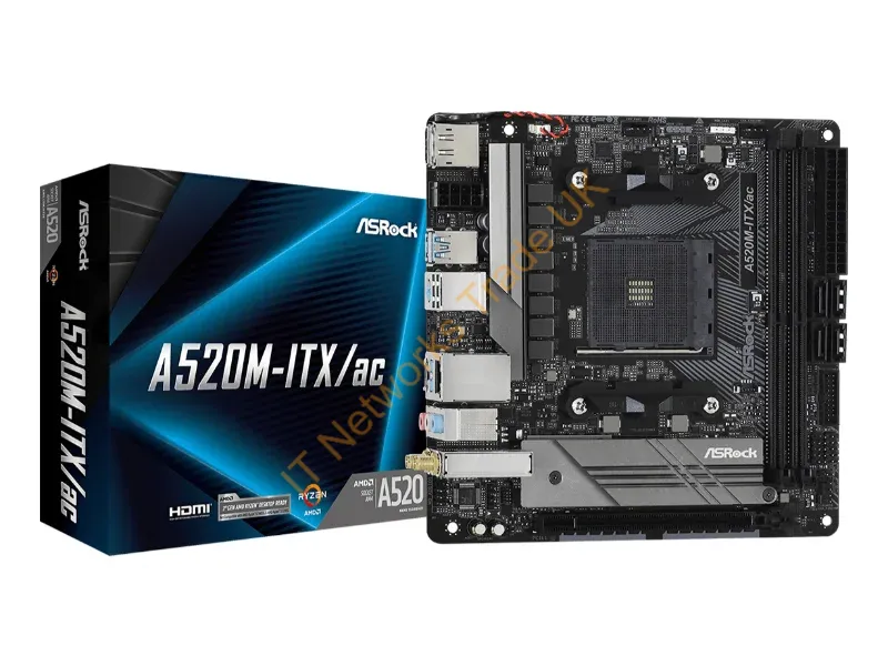 90-MXBDG0-A0UAYZ - ASROCK A520M-ITX/AC (AM4) (D)