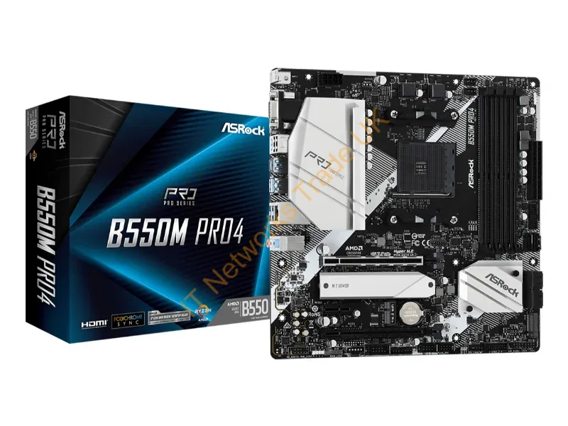 90-MXBDK0-A0UAYZ - ASROCK B550M PRO 4 (AM4) (D)