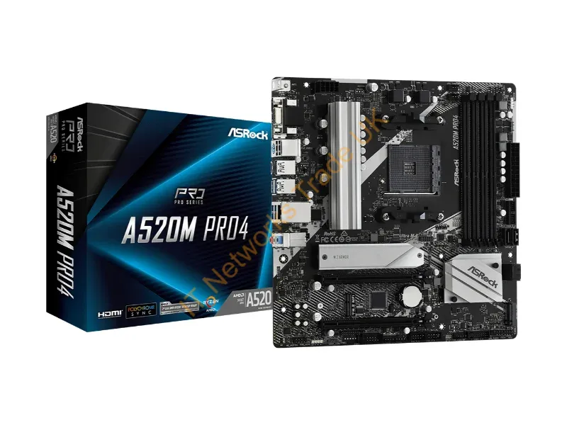 90-MXBDU0-A0UAYZ - ASROCK A520M PRO 4(AM4) (D)