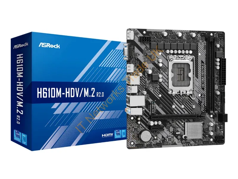 90-MXBJH0-A0UAYZ - ASROCK H610M-HDV/M.2 R2.0 (1700) (D)