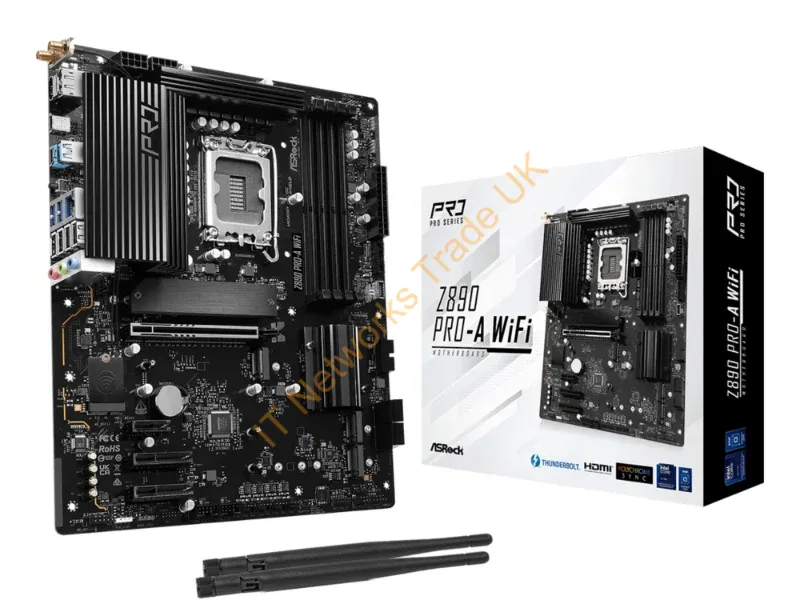 90-MXBP60-A0UAYZ - ASROCK Z890 Pro-A WiFi (1851) (D)