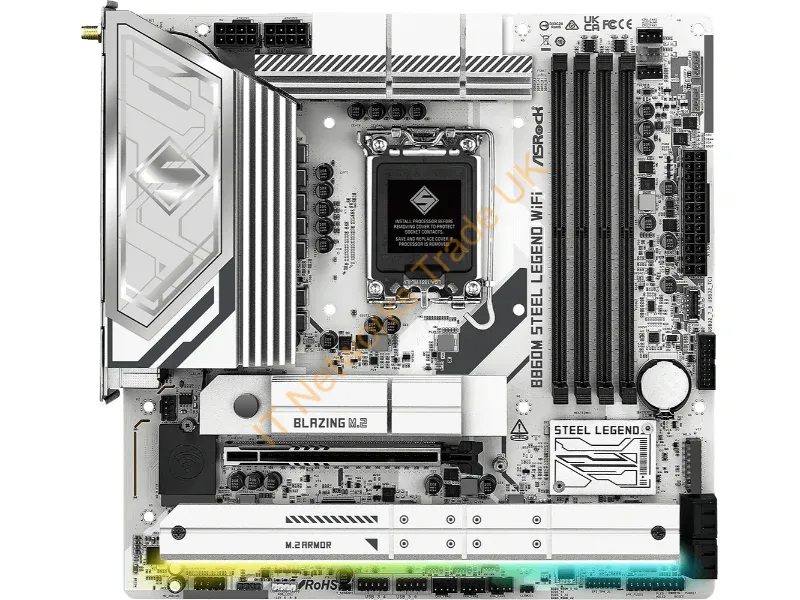 90-MXBQF0-A0UAYZ - ASROCK B860M Steel Legend WiFi (1851) (D)