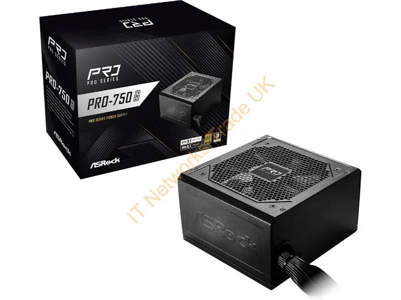 90-UXR075-GNEAA2 - PSU ASRock  750W 80+ Bronze PRO ATX3.1