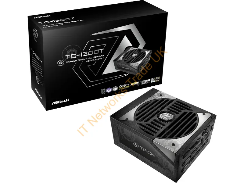 90-UXT130-TFEAAB - Asrock Taichi TC-1300T power supply unit 1300 W 20+4 pin ATX ATX Black