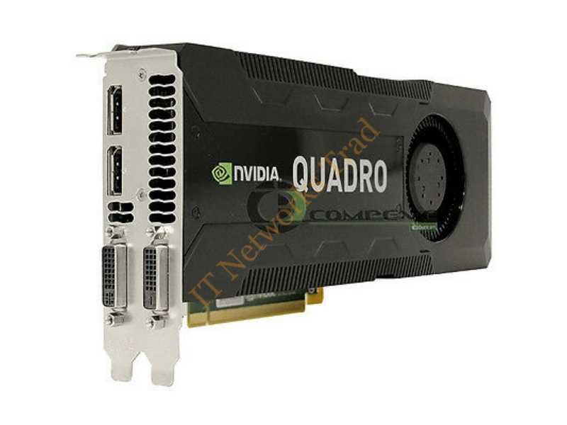 900-52004-1700-000 PNY nVidia Quadro K5000 4GB GDDR5 256-Bit / Dual DisplayPort /DVI-I PCI Express 2.0 x16 Video Graphics Card