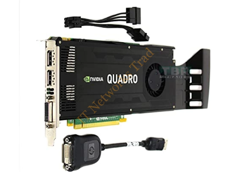 900-52033-0000-000 nVidia Quadro K4000 3GB GDDR5 PCI Express 2.0 x16 Video Graphics Card