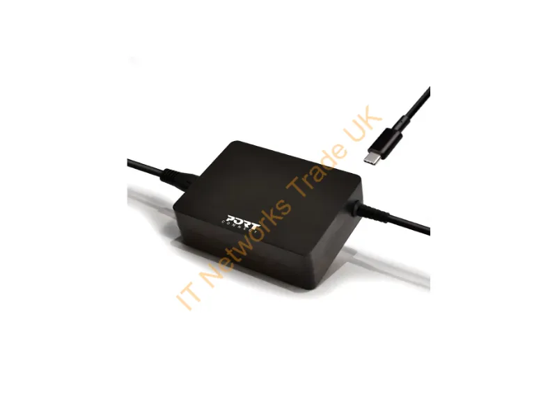 900098 - Port Designs 900098 power adapter/inverter Indoor 90 W Black