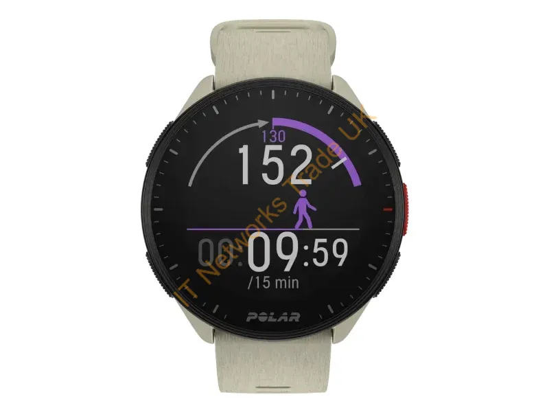 900102175 - Polar Pacer 3.05 cm (1.2") MIP 45 mm Digital 240 x 240 pixels White GPS (satellite)