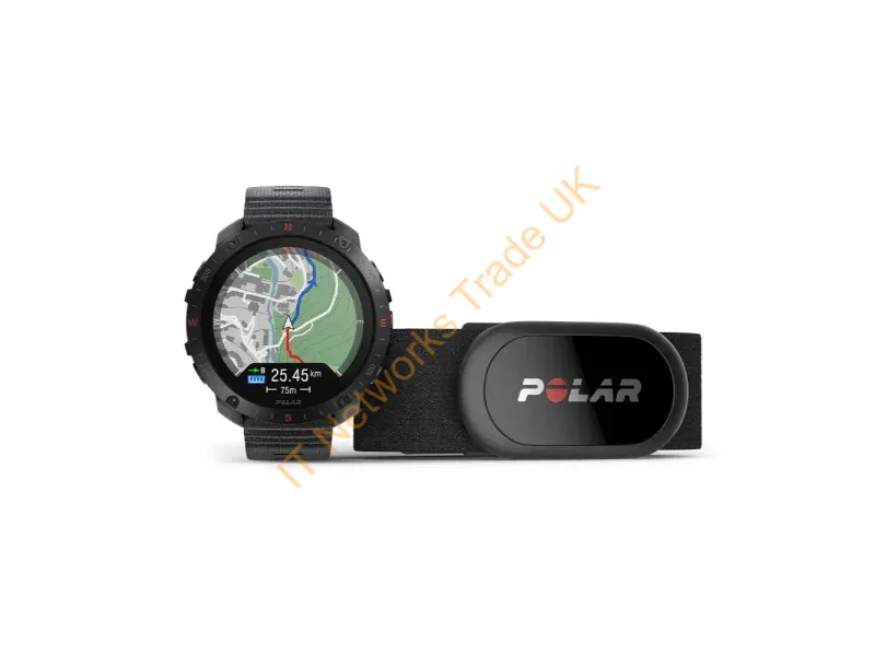 900110286 - Polar Grit X2 Pro 3.53 cm (1.39") AMOLED Digital 454 x 454 pixels Touchscreen Black GPS (satellite)