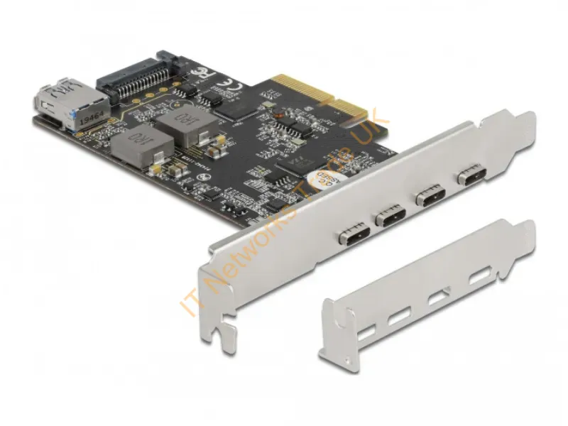 90059 - Delock PCI Express x4 Karte zu 4x USB Type-C ext. + 1x USB T