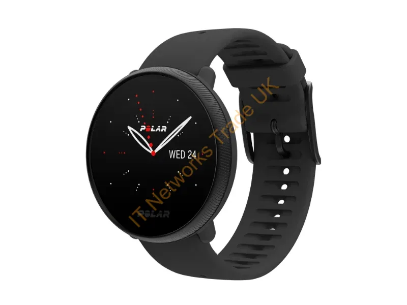 90085182 - Polar IGNITE 2 3.05 cm (1.2") TFT 47 mm Digital 240 x 240 pixels Touchscreen Black GPS (satellite)