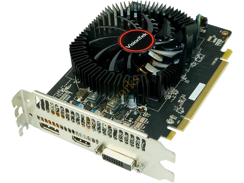 900963 Visiontek Radeon RX 550 2GB GDDR5 HDMI DisplayPort DVI PCI Express 3.0 x16 Video Graphics Card