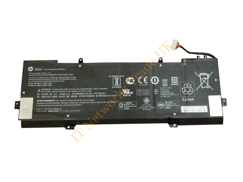902499-855 HP 6-Cell 6860mAh 79.2Wh 11.55V Li-Ion Battery for Spectre X360 Series Laptop Battery