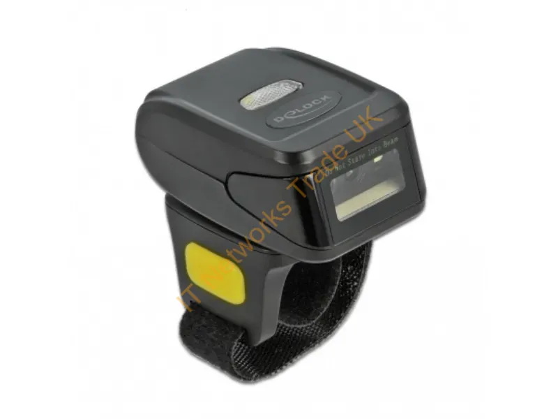90508 - DeLOCK Ring Barcode Scanner 1D and 2D with 2.4 GHz or Bluetooth