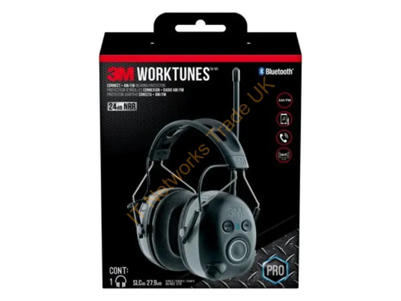 90542H1-DC-PS - 3M 90542H1-Dc-Ps Headphones/Headset Wireless Head-Band Music Bluetooth Black