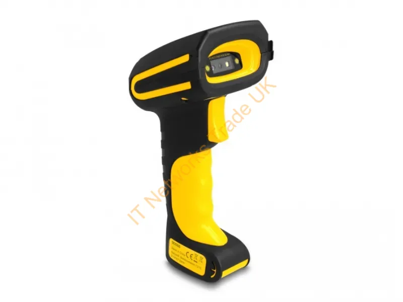 90586 - DeLOCK Industrial Barcode Scanner 1D and 2D for 433 MHz or Bluetooth with inductive charging station