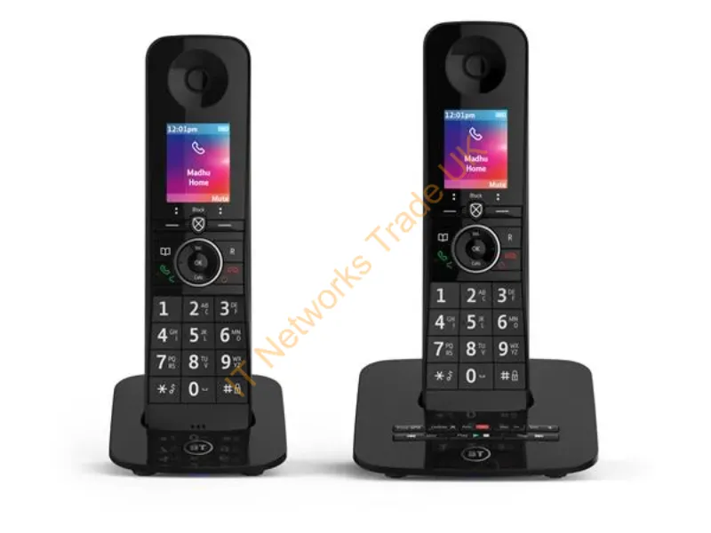 90631 - British Telecom D93TWS00 DECT telephone Caller ID Black