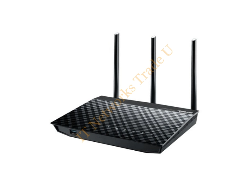 90IG00L0-BM3G20 - ASUS RT-N18U Single-band (2.4 GHz) Gigabit Ethernet Black network wireless router