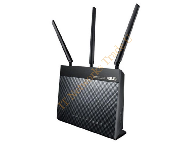 90IG00V1-BM3G00 - ASUS DSL-AC68U Dual-band (2.4 GHz / 5 GHz) Gigabit Ethernet 3G Black network wireless router