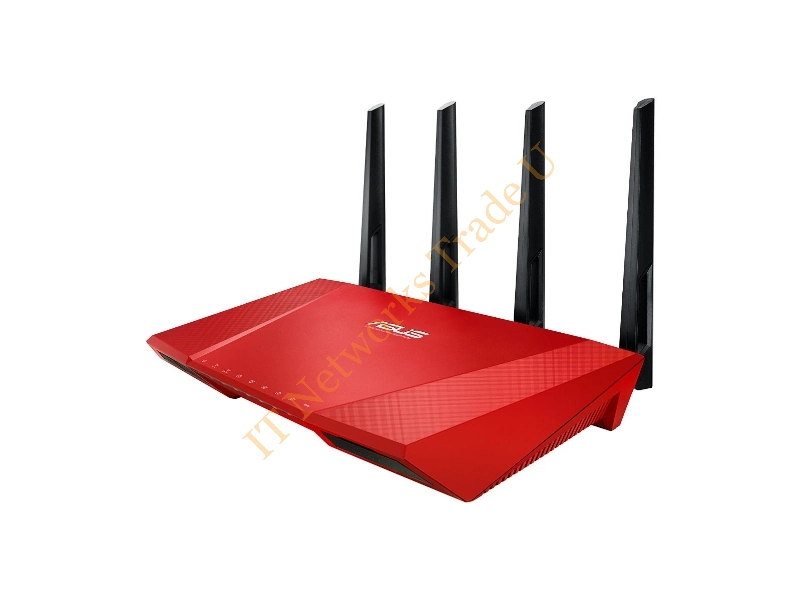 90IG00WR-BM3G00 - ASUS RT-AC87U Dual-band (2.4 GHz / 5 GHz) Gigabit Ethernet Red network wireless router